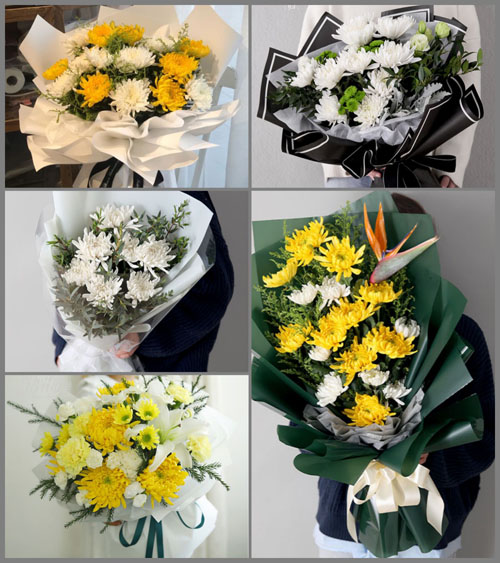 海南琼海市长坡镇文屯村白事花束代送